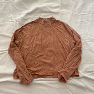 Aerie mock neck long sleeve shirt
